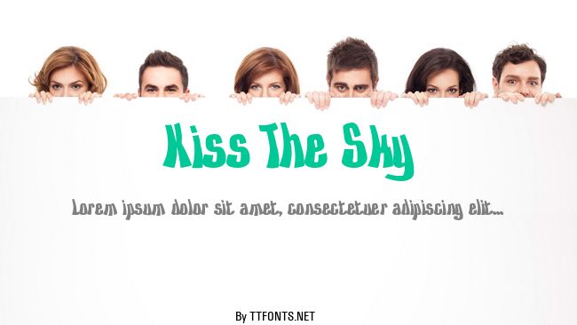 Kiss The Sky example